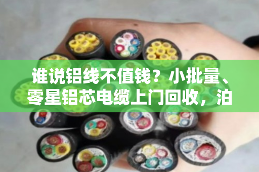 谁说铝线不值钱?小批量、零星铝芯电缆上门回收,泊祎回收让废线变现金 谁说铝线不值钱?小批量、零星铝芯电缆上门回收,泊祎回收让废线变现金