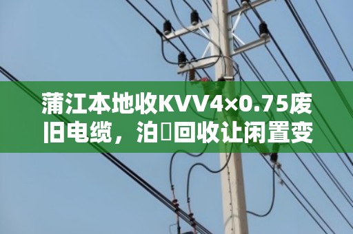 蒲江本地收KVV4×0.75废旧电缆,泊祎回收让闲置变现金 蒲江本地收KVV4×0.75废旧电缆,泊祎回收让闲置变现金