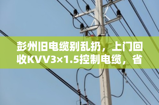 彭州旧电缆别乱扔,上门回收KVV3×1.5控制电缆,省心又划算 彭州旧电缆别乱扔,上门回收KVV3×1.5控制电缆,省心又划算