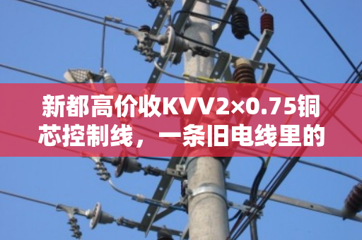新都高价收KVV2×0.75铜芯控制线,一条旧电线里的财富密码 新都高价收KVV2×0.75铜芯控制线,一条旧电线里的财富密码