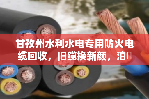 甘孜州水利水电专用防火电缆回收，旧缆换新颜，泊祎回收助力绿色能源升级