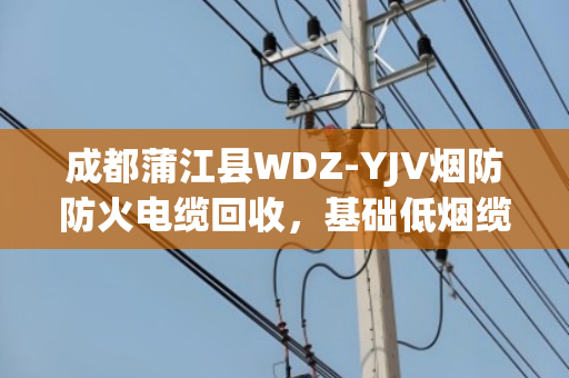 成都蒲江县WDZ-YJV烟防防火电缆回收,基础低烟缆的绿色循环之路 成都蒲江县WDZ-YJV烟防防火电缆回收,基础低烟缆的绿色循环之路