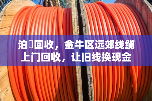 泊祎回收，金牛区远郊线缆上门回收，让旧线换现金