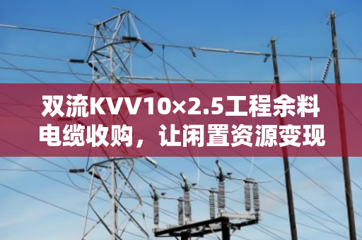 双流KVV10×2.5工程余料电缆收购，让闲置资源变现金，工程师都点赞的解决方案
