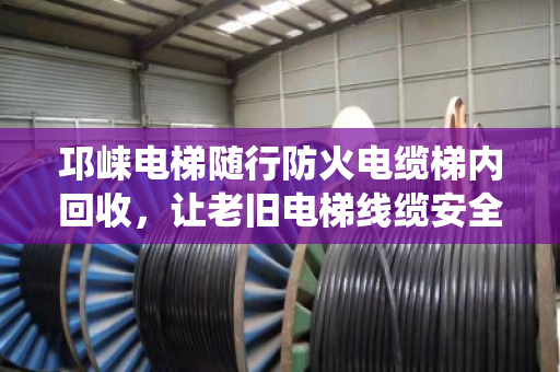 邛崃电梯随行防火电缆梯内回收，让老旧电梯线缆安全退役