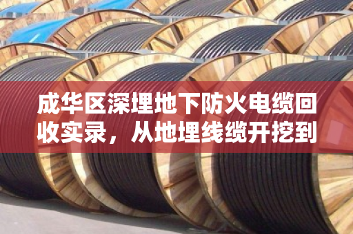 成华区深埋地下防火电缆回收实录，从地埋线缆开挖到资源再生的全流程解析