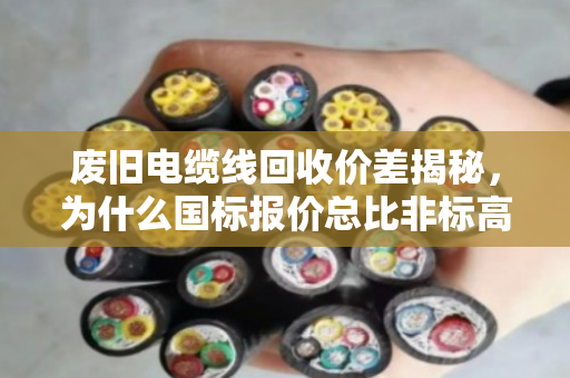 废旧电缆线回收价差揭秘，为什么国标报价总比非标高出一大截？