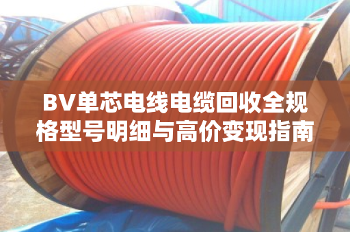 BV单芯电线电缆回收全规格型号明细与高价变现指南
