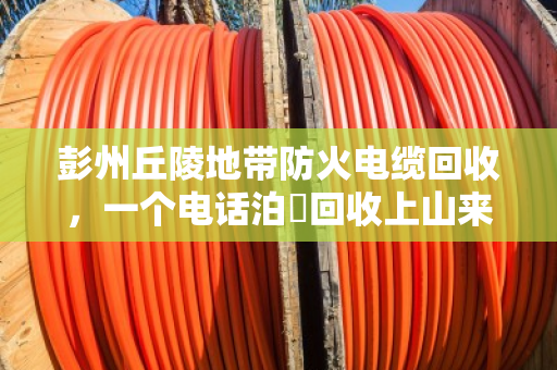 彭州丘陵地带防火电缆回收,一个电话泊祎回收上山来收 彭州丘陵地带防火电缆回收,一个电话泊祎回收上山来收