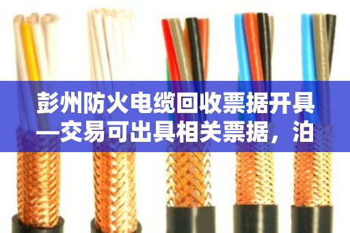 彭州防火电缆回收票据开具—交易可出具相关票据,泊祎回收让您安心又省心 彭州防火电缆回收票据开具—交易可出具相关票据,泊祎回收让您安心又省心