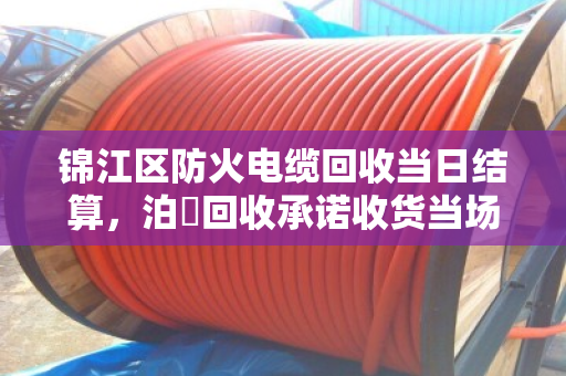 锦江区防火电缆回收当日结算，泊祎回收承诺收货当场结清款项