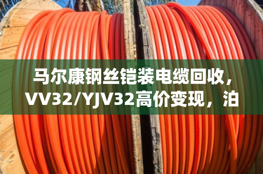 马尔康钢丝铠装电缆回收，VV32/YJV32高价变现，泊祎回收让废缆变真金