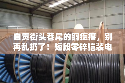 自贡街头巷尾的铜疙瘩，别再乱扔了！短段零碎铠装电缆回收，泊祎回收连碎线头都上门收
