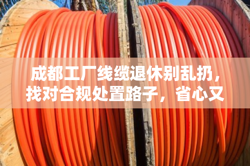 成都工厂线缆退休别乱扔,找对合规处置路子,省心又赚钱 成都工厂线缆退休别乱扔,找对合规处置路子,省心又赚钱