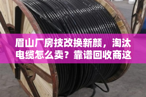 眉山厂房技改换新颜，淘汰电缆怎么卖？靠谱回收商这样选