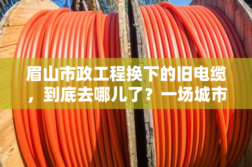 眉山市政工程换下的旧电缆，到底去哪儿了？一场城市更新里的隐形生意