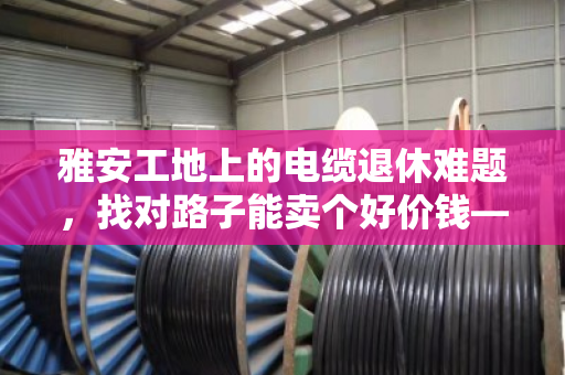 雅安工地上的电缆退休难题,找对路子能卖个好价钱—重型铠装低烟无卤电缆回收全解析 雅安工地上的电缆退休难题,找对路子能卖个好价钱—重型铠装低烟无卤电缆回收全解析