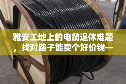 雅安工地上的电缆退休难题,找对路子能卖个好价钱—重型铠装低烟无卤电缆回收全解析 雅安工地上的电缆退休难题,找对路子能卖个好价钱—重型铠装低烟无卤电缆回收全解析