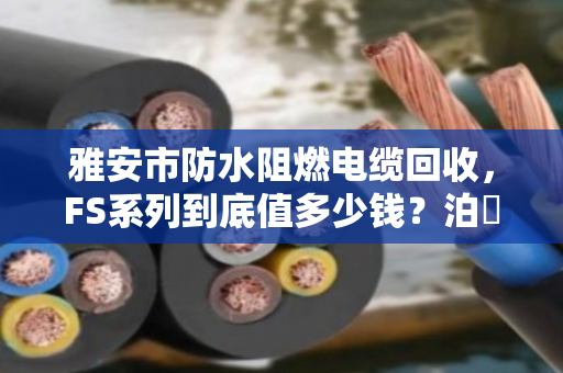 雅安市防水阻燃电缆回收,FS系列到底值多少钱?泊祎回收给你交个底 雅安市防水阻燃电缆回收,FS系列到底值多少钱?泊祎回收给你交个底