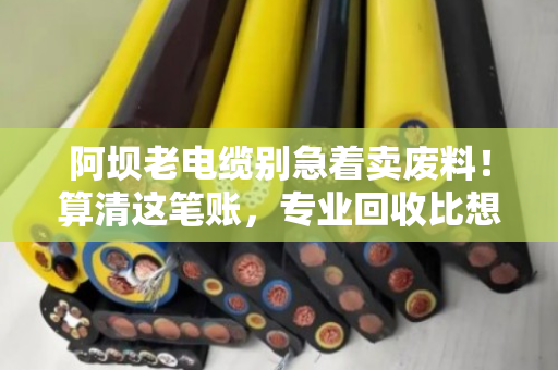 阿坝老电缆别急着卖废料!算清这笔账,专业回收比想象中更划算 阿坝老电缆别急着卖废料!算清这笔账,专业回收比想象中更划算
