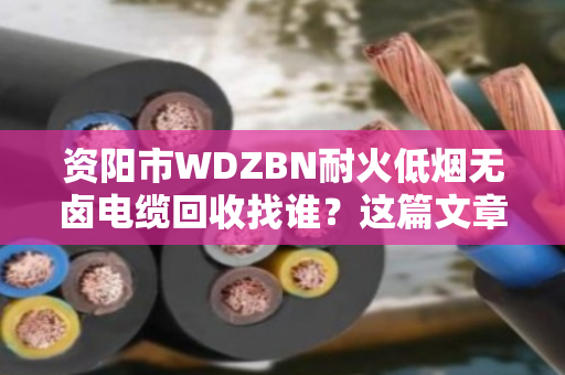 资阳市WDZBN耐火低烟无卤电缆回收找谁?这篇文章给你讲透门道 资阳市WDZBN耐火低烟无卤电缆回收找谁?这篇文章给你讲透门道
