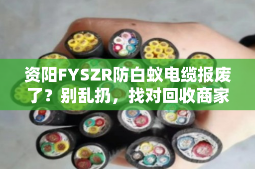 资阳FYSZR防白蚁电缆报废了?别乱扔,找对回收商家门道多 资阳FYSZR防白蚁电缆报废了?别乱扔,找对回收商家门道多