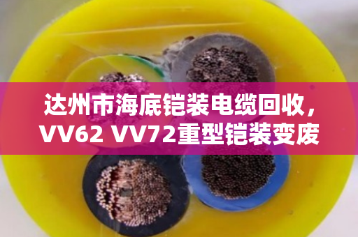 达州市海底铠装电缆回收,VV62 VV72重型铠装变废为宝全攻略 达州市海底铠装电缆回收,VV62 VV72重型铠装变废为宝全攻略