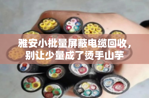 雅安小批量屏蔽电缆回收,别让少量成了烫手山芋 雅安小批量屏蔽电缆回收,别让少量成了烫手山芋