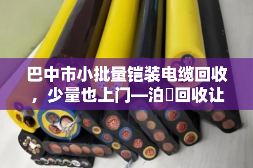 巴中市小批量铠装电缆回收,少量也上门—泊祎回收让废线变现钱 巴中市小批量铠装电缆回收,少量也上门—泊祎回收让废线变现钱