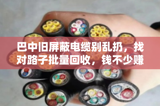 巴中旧屏蔽电缆别乱扔，找对路子批量回收，钱不少赚还环保