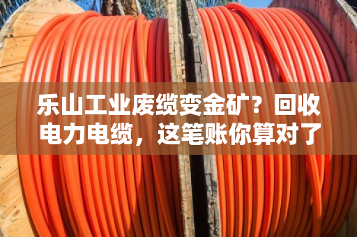 乐山工业废缆变金矿？回收电力电缆，这笔账你算对了吗