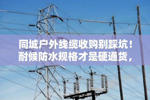 同城户外线缆收购别踩坑!耐候防水规格才是硬通货,泊祎回收手把手教你卖高价 同城户外线缆收购别踩坑!耐候防水规格才是硬通货,泊祎回收手把手教你卖高价