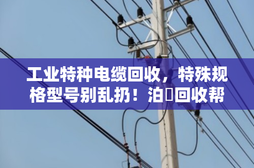工业特种电缆回收，特殊规格型号别乱扔！泊祎回收帮你变废为宝