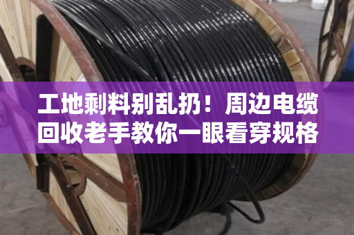工地剩料别乱扔！周边电缆回收老手教你一眼看穿规格型号，多卖好几千