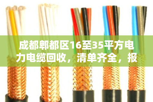 成都郫都区16至35平方电力电缆回收，清单齐全，报价实在，泊祎回收当天上门