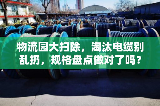 物流园大扫除,淘汰电缆别乱扔,规格盘点做对了吗? 物流园大扫除,淘汰电缆别乱扔,规格盘点做对了吗?