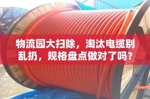 物流园大扫除,淘汰电缆别乱扔,规格盘点做对了吗? 物流园大扫除,淘汰电缆别乱扔,规格盘点做对了吗?