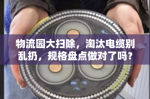 物流园大扫除，淘汰电缆别乱扔，规格盘点做对了吗？