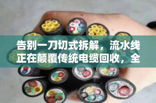 告别一刀切式拆解，流水线正在颠覆传统电缆回收，全规格型号处理成新门槛