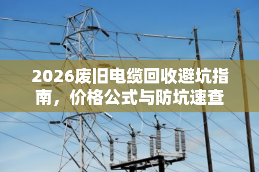 2026废旧电缆回收避坑指南，价格公式与防坑速查