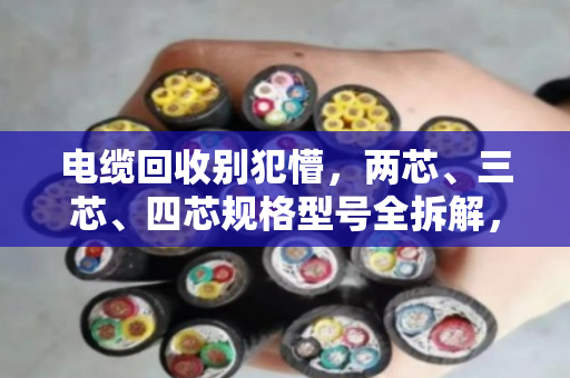 电缆回收别犯懵，两芯、三芯、四芯规格型号全拆解，泊祎回收教你按图索骥