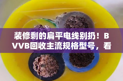 装修剩的扁平电线别扔！BVVB回收主流规格型号，看这篇就能卖对价