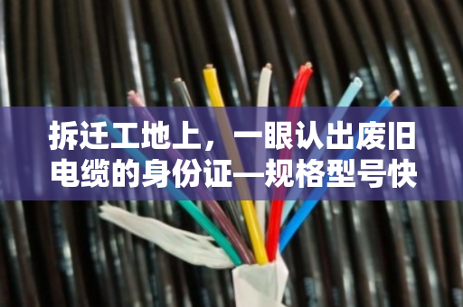 拆迁工地上,一眼认出废旧电缆的身份证—规格型号快速识别实战指南 拆迁工地上,一眼认出废旧电缆的身份证—规格型号快速识别实战指南