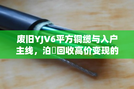 废旧YJV6平方铜缆与入户主线,泊祎回收高价变现的硬道理 废旧YJV6平方铜缆与入户主线,泊祎回收高价变现的硬道理