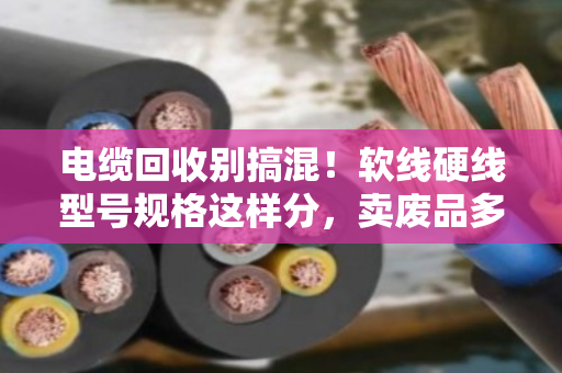 电缆回收别搞混！软线硬线型号规格这样分，卖废品多赚好几千
