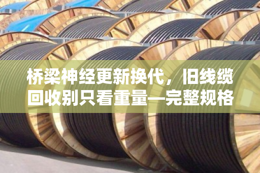 桥梁神经更新换代，旧线缆回收别只看重量—完整规格型号才是价值关键