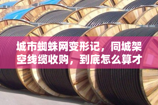 城市蜘蛛网变形记，同城架空线缆收购，到底怎么算才不亏？