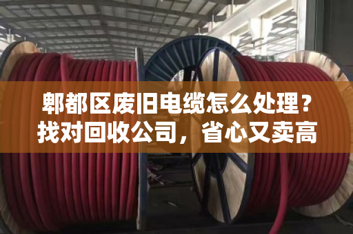 郫都区废旧电缆怎么处理?找对回收公司,省心又卖高价 郫都区废旧电缆怎么处理?找对回收公司,省心又卖高价