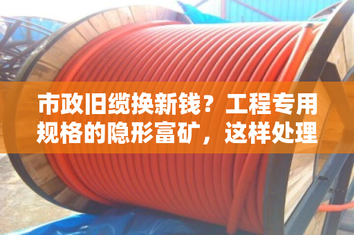 市政旧缆换新钱?工程专用规格的隐形富矿,这样处理最划算 市政旧缆换新钱?工程专用规格的隐形富矿,这样处理最划算