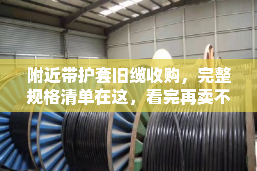 附近带护套旧缆收购，完整规格清单在这，看完再卖不亏